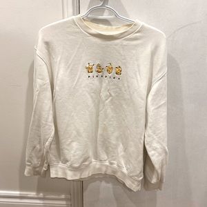 Very cute Pikachu crew neck